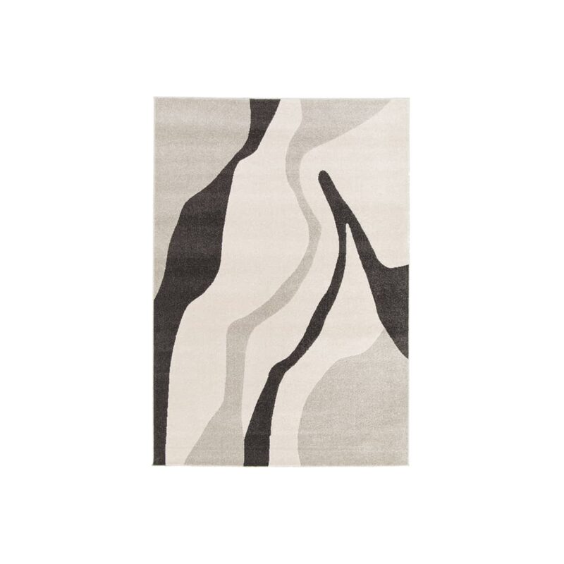 Tapis MARMO coloris noir / gris 160 x 230 cm