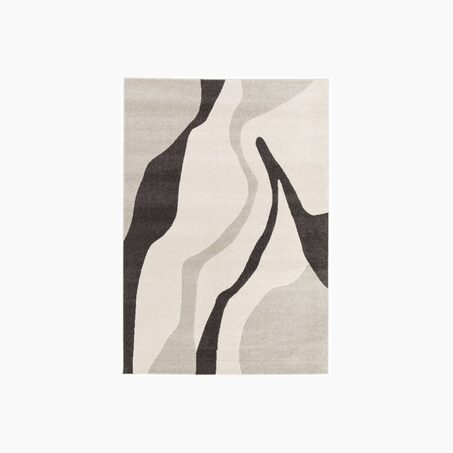 Tapis MARMO coloris noir / gris 160 x 230 cm