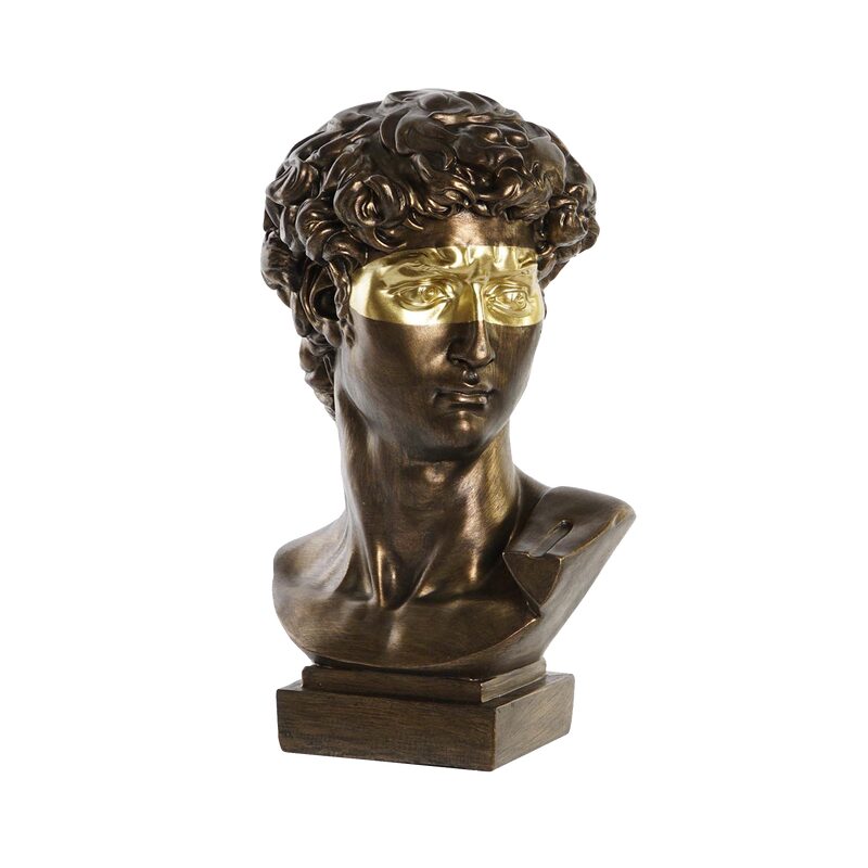 Objet déco DAVID coloris Cuivre/Or