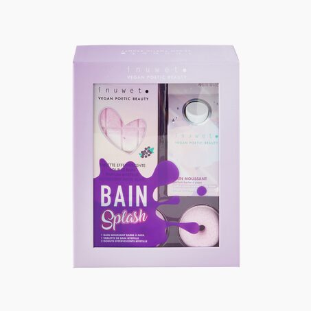 Inuwet Bain moussant SPLASH MYRTILLE Barbe à papa / Myrtille