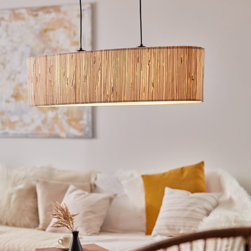 Suspension WIMEA coloris jonc de mer 21 x 78 cm