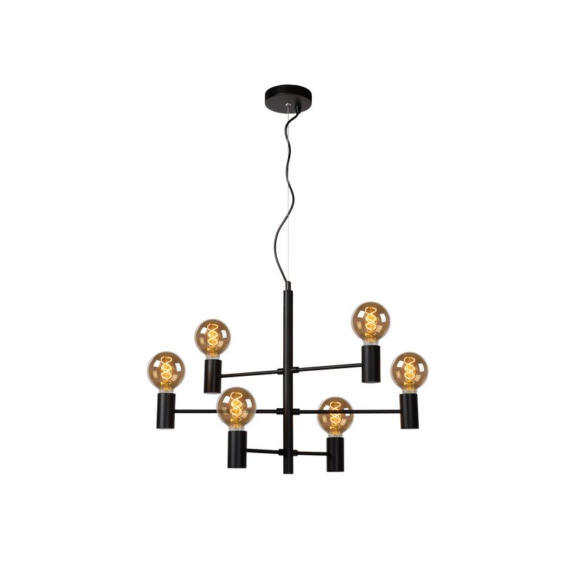 Suspension LEANNE coloris noir 32 x 65 cm