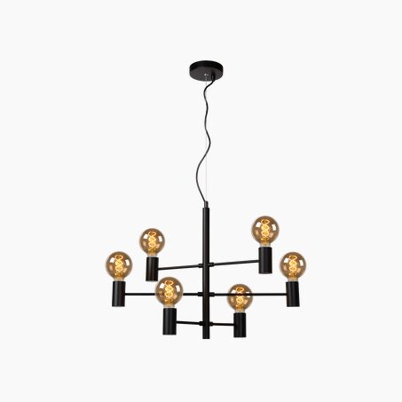 Suspension LEANNE coloris noir 32 x 65 cm