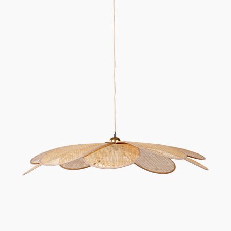 Ostaria Suspension MARGAUX bambou 11,5 x 90 diamètre 90 cm