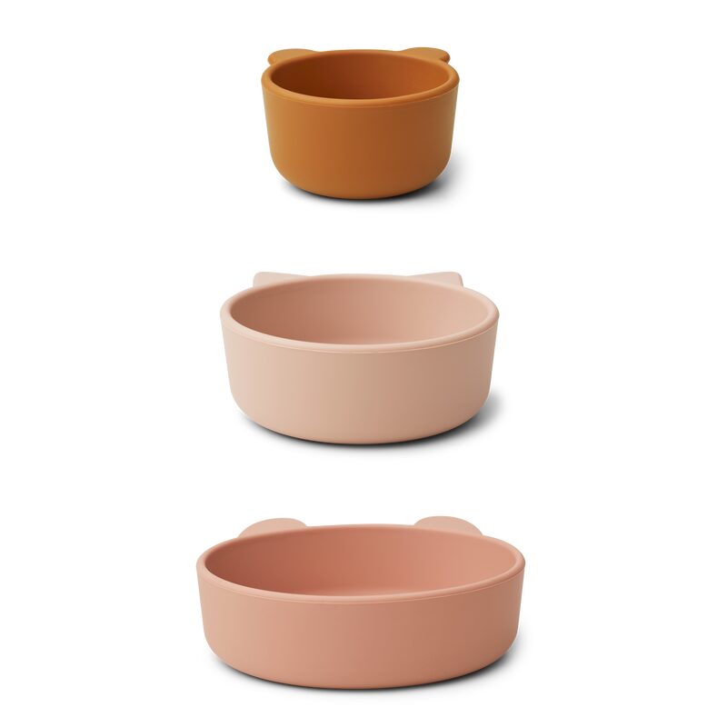 Set repas EDDIE coloris rose