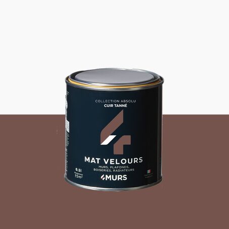 Absolu Peinture Peinture cuir tanné Mat 0,5 L