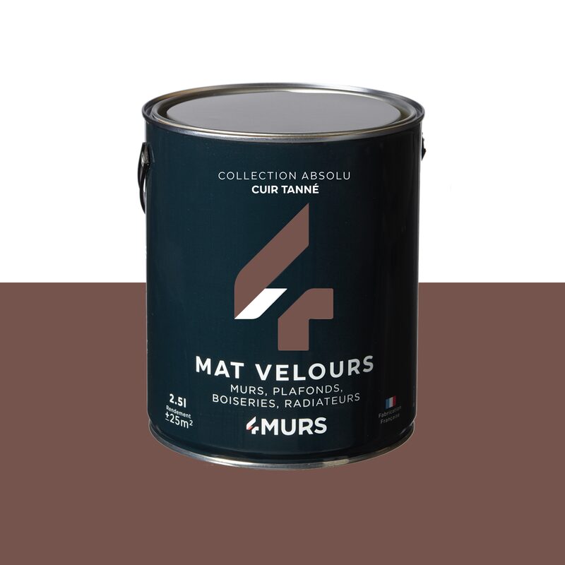 Peinture ABSOLU Acrylique cuir tanné Mat 2,5 L