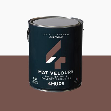 Peinture ABSOLU Acrylique cuir tanné Mat 2,5 L