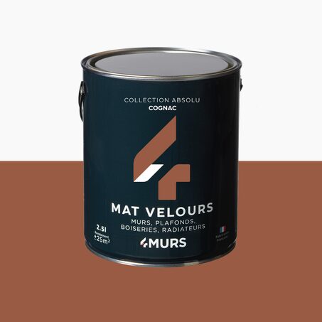 Peinture ABSOLU Acrylique cognac Mat 2,5 L