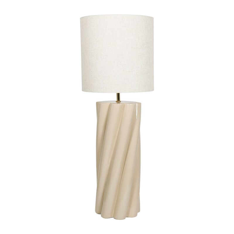 Lampadaire TWIST coloris beige
