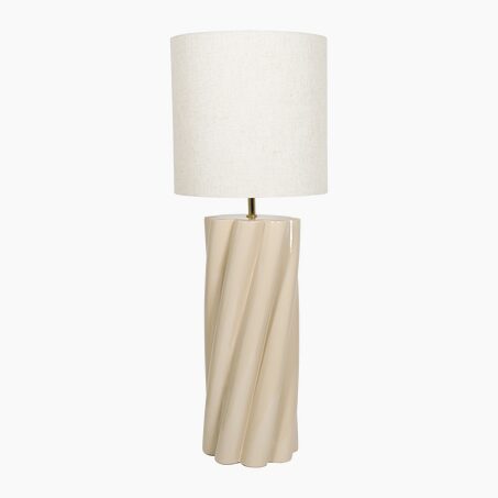 Lampadaire TWIST coloris beige