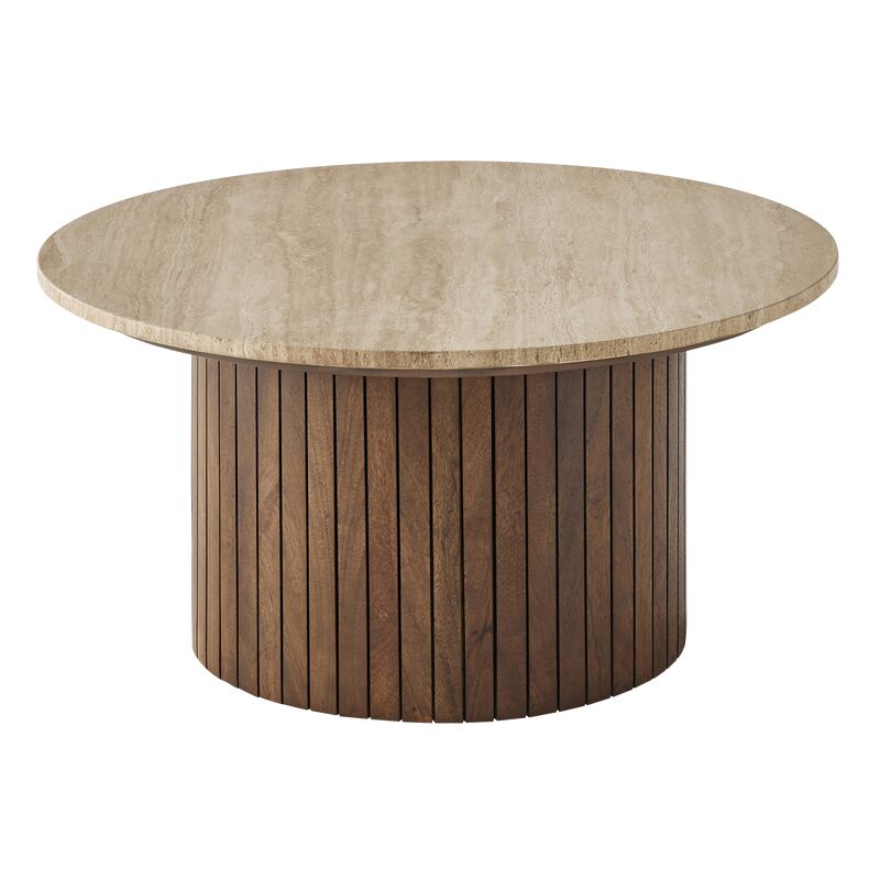 Table basse TIVOLI coloris travertin