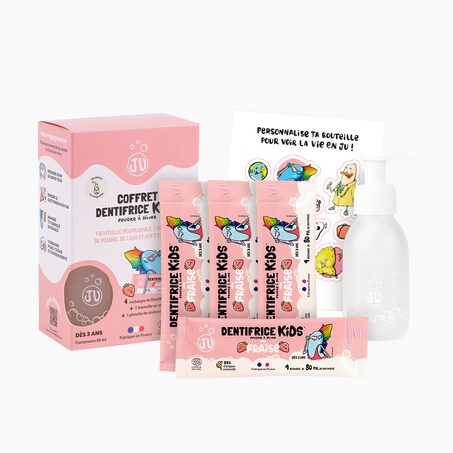 Juliette DIY cosmétique COFFRET DENTIFRICE KIDS FRAISE