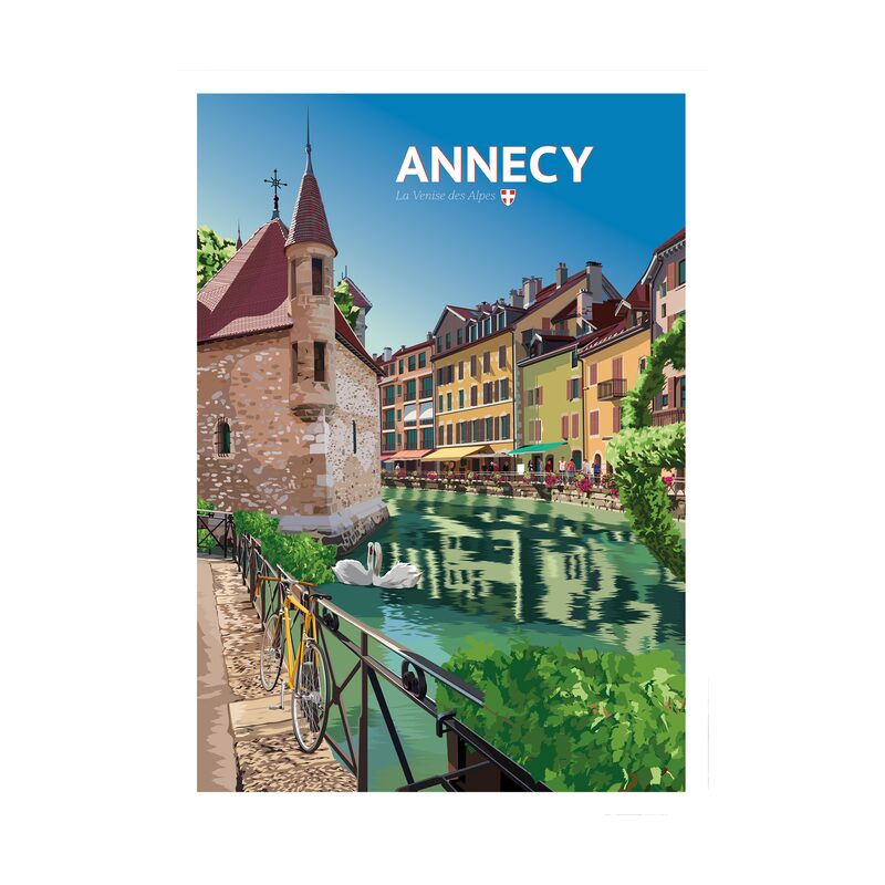 Affiche ANNECY 30 x 40 cm