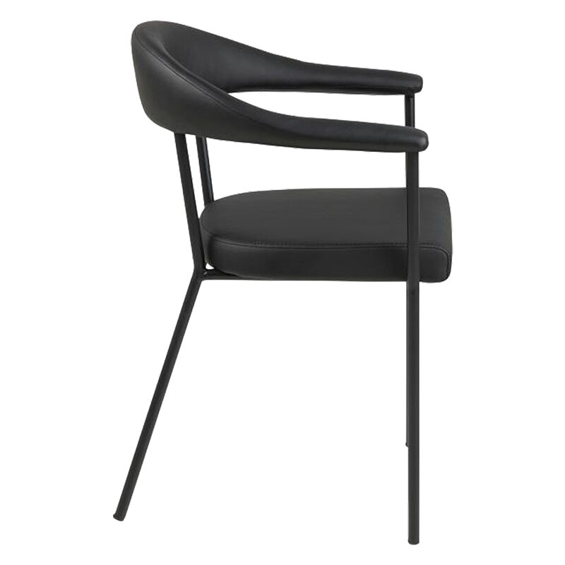 Chaise FINLEY coloris noir