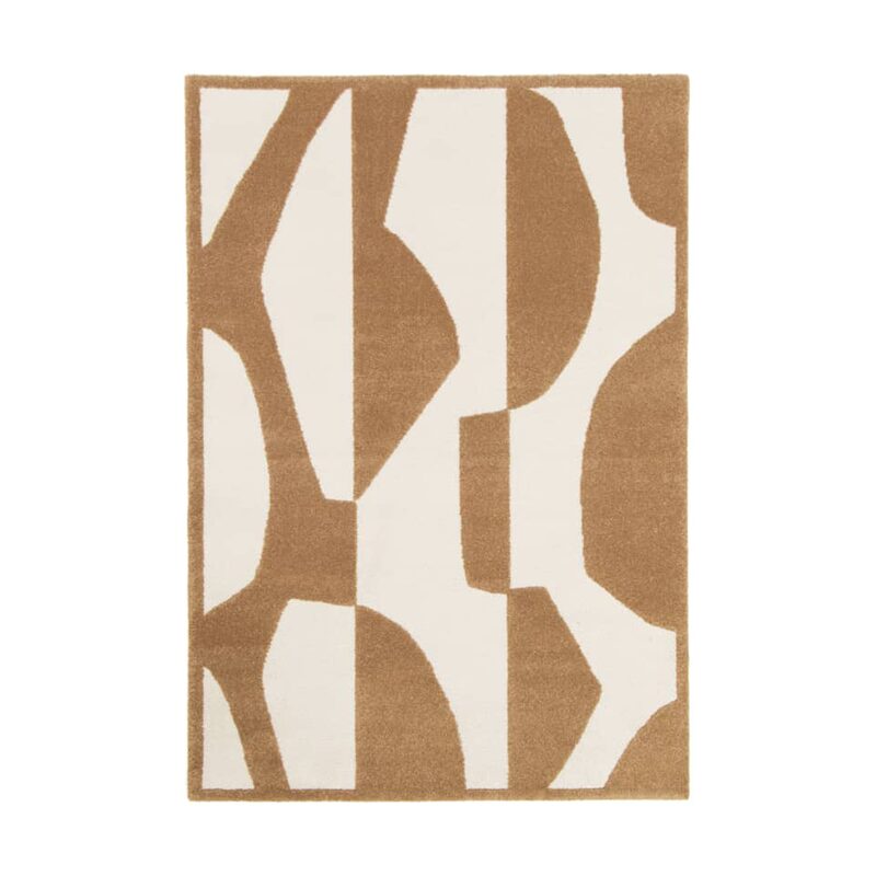 Tapis NATIVE coloris brun sable 160 x 230 cm
