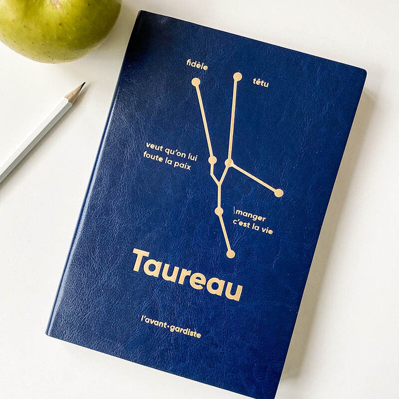 Carnet ASTRO TAUREAU coloris bleu