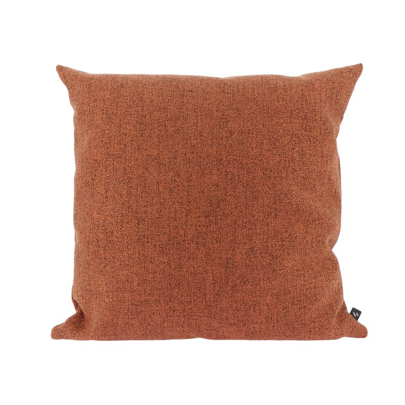 Coussin MEDEA coloris Orange Brulée 44 x 44 cm