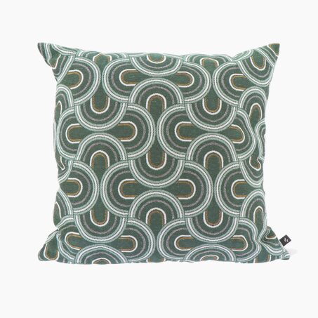 4MURS Coussin LIMOGES coloris vert sapin 45 x 45 cm