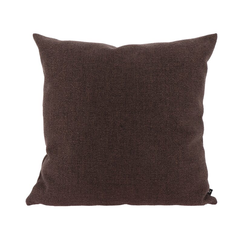 Coussin MEDEA coloris Brun terre 44 x 44 cm