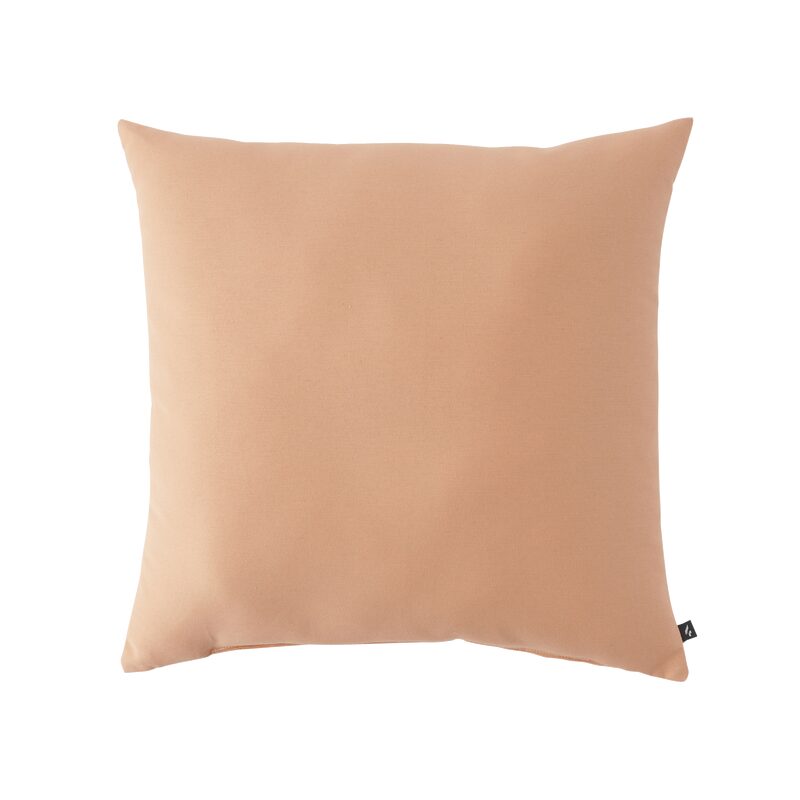 Coussin FIUME coloris corail 44 x 44 cm