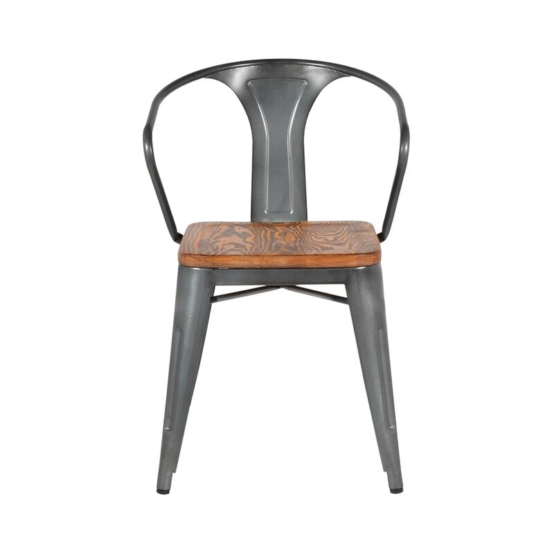 Chaise GALVA coloris gris