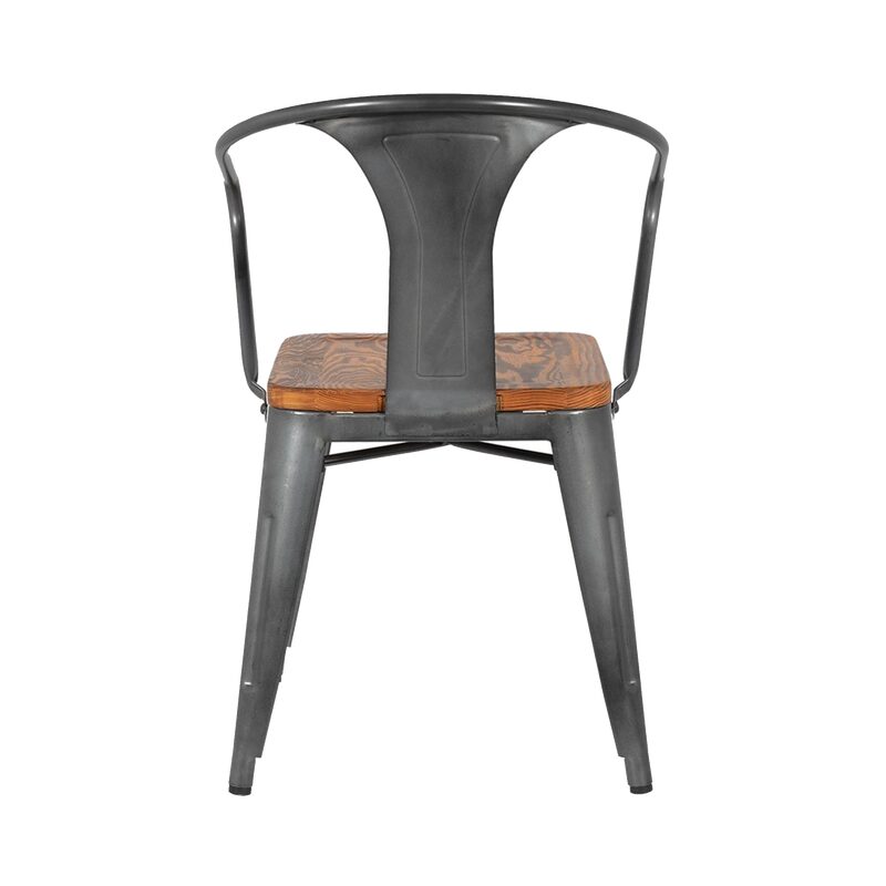Chaise GALVA coloris gris