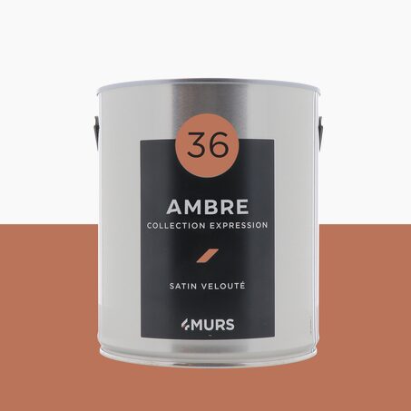 Peinture EXPRESSION Acrylique ambre Satiné 2,5 L