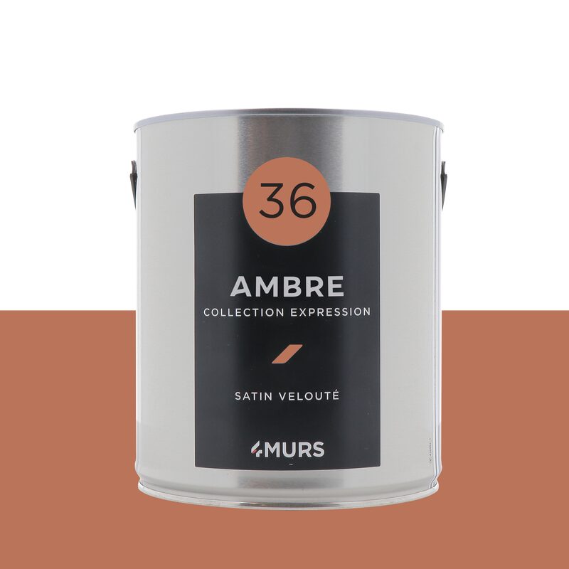 Peinture EXPRESSION Acrylique ambre Satiné 2,5 L