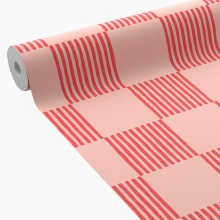 4MURS Papier peint intissé DAMIEN coloris rose poudré
