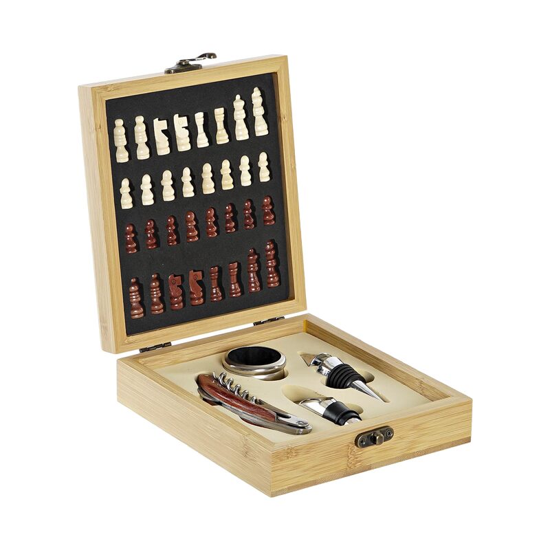 Coffret vin GRAMI coloris beige