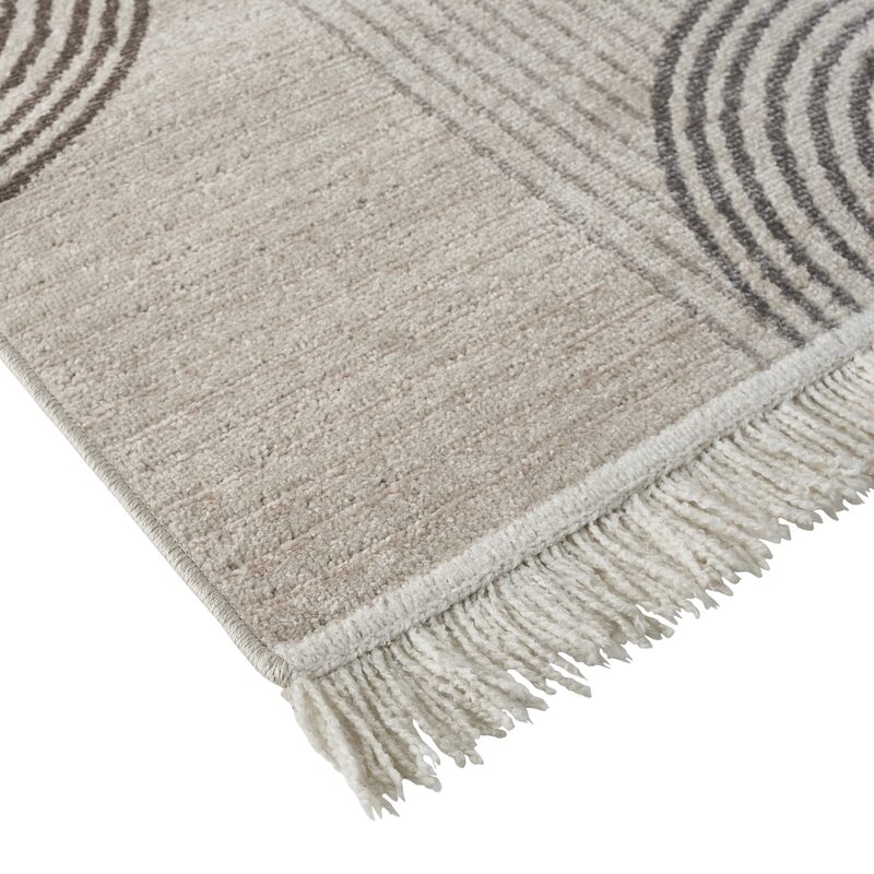 Tapis MANY coloris marron/taupe 120 x 170 cm