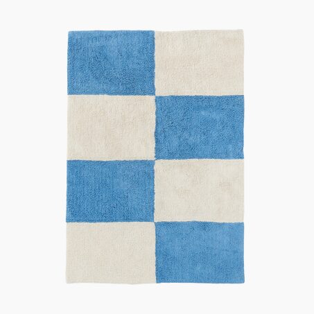 4MURS Tapis BUGLE coloris bleu 120 x 170 cm