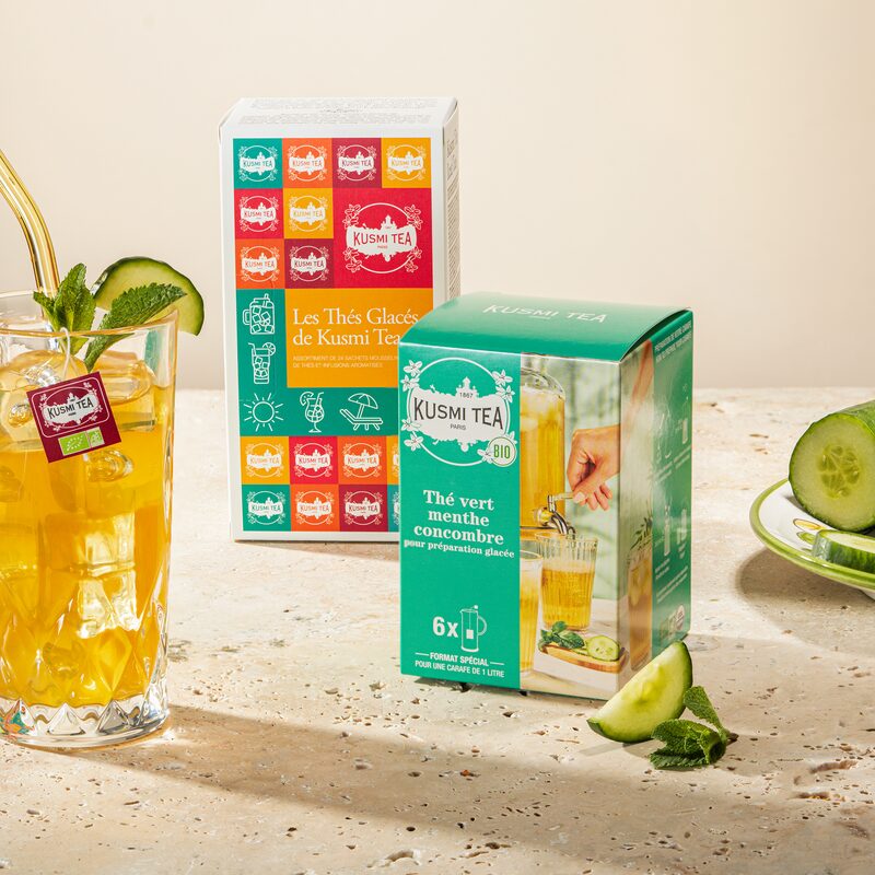 Thé en sachet GLACÉE THÉ VERT MENTHE CONCOMBRE