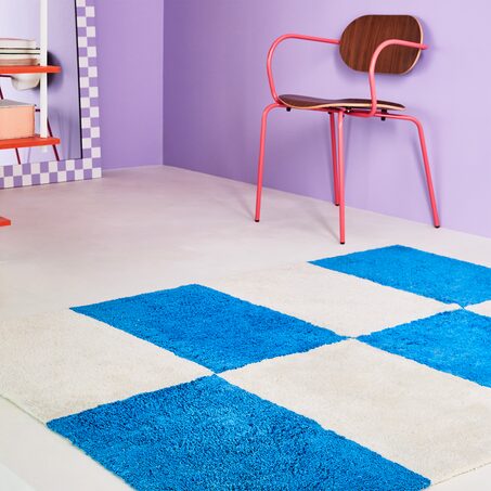 Tapis BUGLE coloris bleu 120 x 170 cm