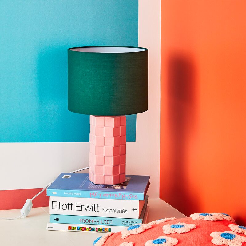 Lampe à poser CHESSY coloris pink 42 x 25 cm