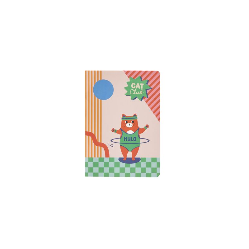 Carnet CAT CLUB coloris rose