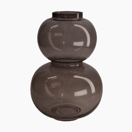 Vase FILO coloris noir diamètre 18 cm