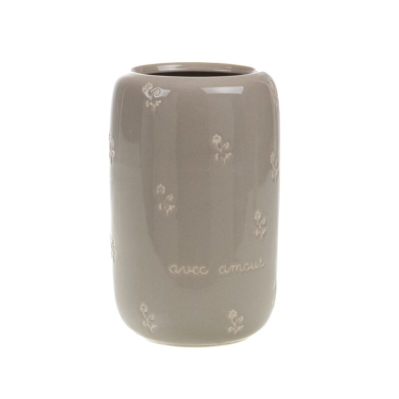 Vase CAPUCINE coloris gris