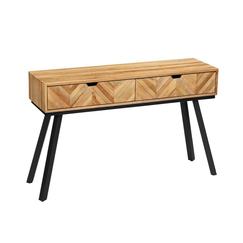 Console FARROW coloris Teck naturel