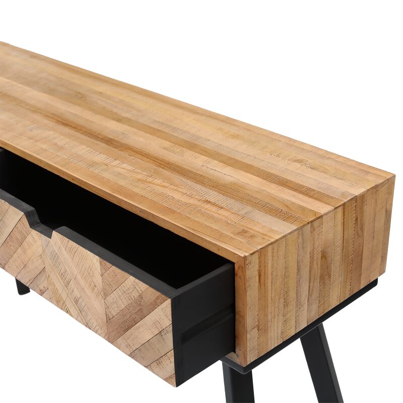 Console FARROW coloris Teck naturel