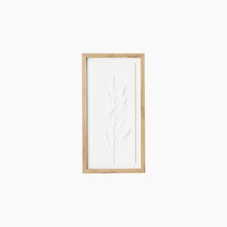 4MURS Tableau embelli FLORA coloris blanc