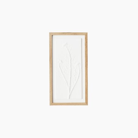 4MURS Tableau embelli FLORA coloris blanc
