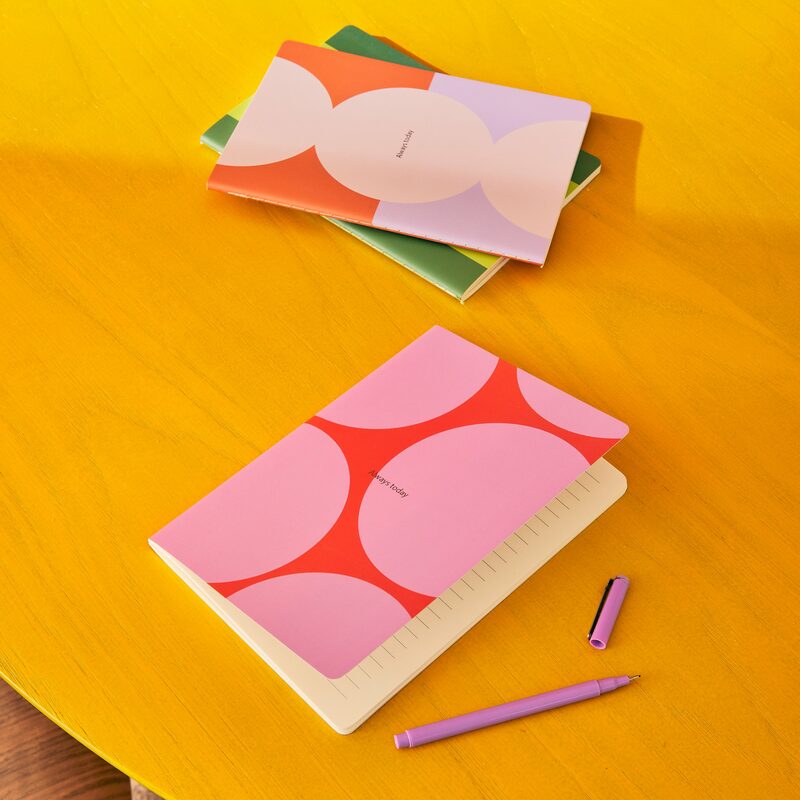 Carnet ALWAYS TODAY coloris Rouge/Violet