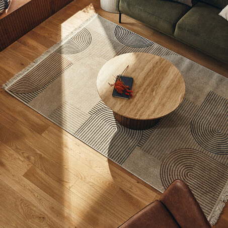 Tapis MANY coloris marron/taupe 120 x 170 cm