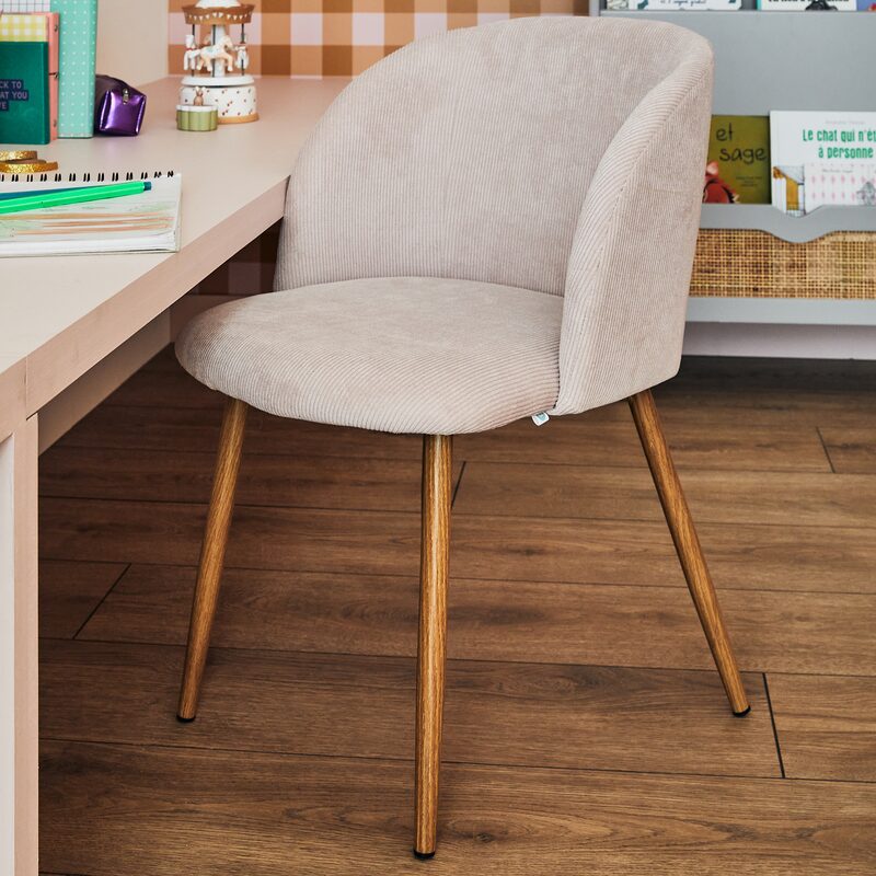 Chaise enfant LILY coloris rose clair