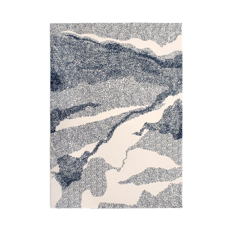 Tapis NAGARI coloris bleu nuit 160 x 230 cm