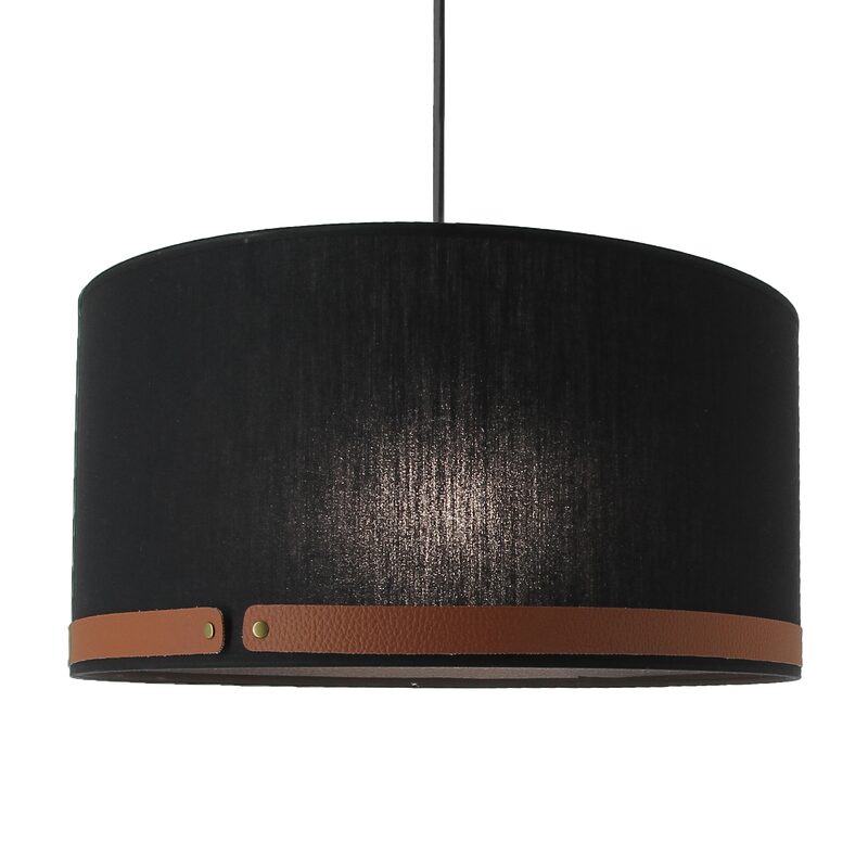 Suspension NESTOR coloris noir/brun 19 x 38 cm