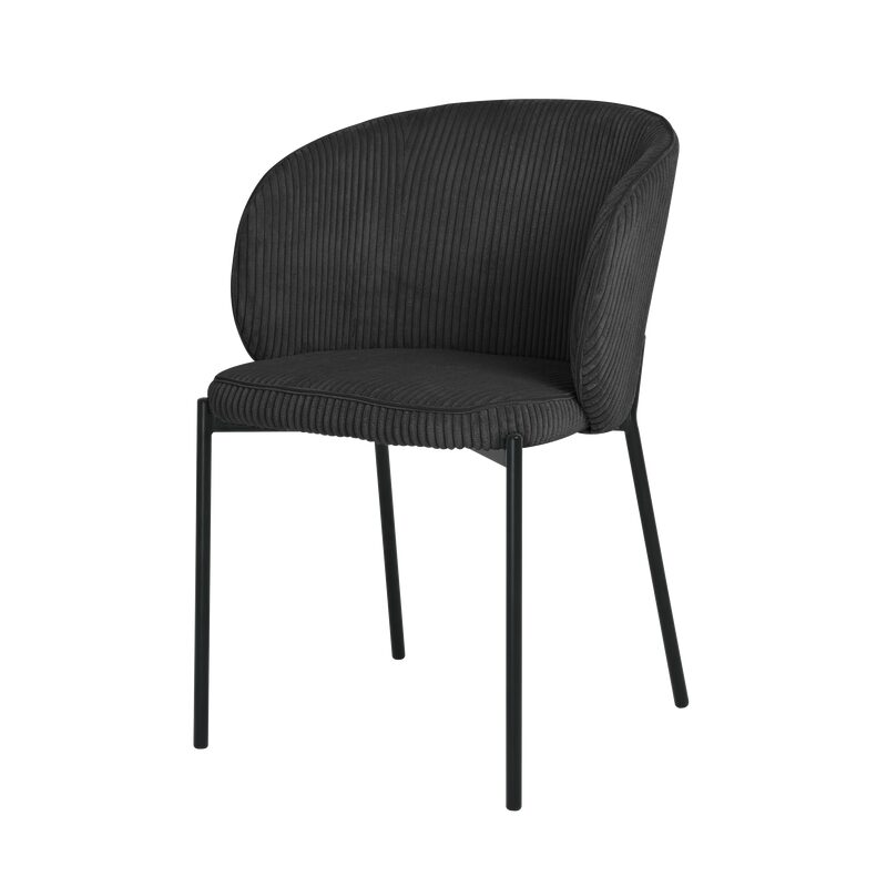 Chaise LORI coloris noir