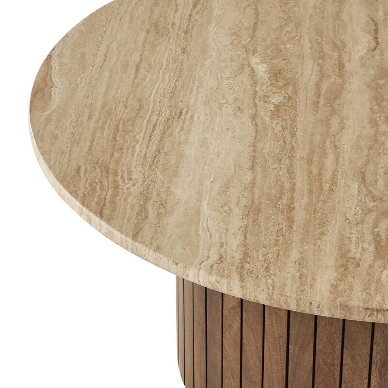 Table basse TIVOLI coloris travertin